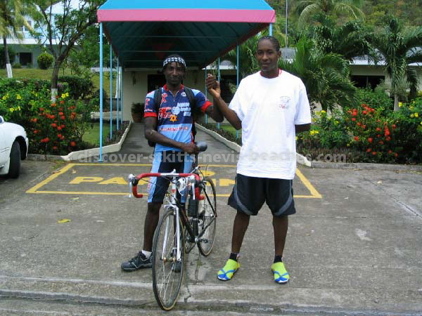 Kittitian and Grenadian cyclists in 2004 St Kitts Triathlon