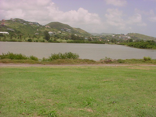 Salt pond at South Frigate Bay