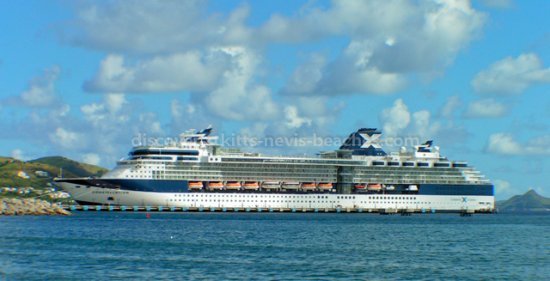 Celebrity Cruises Constellation docked at Port Zante in St. Kitts
