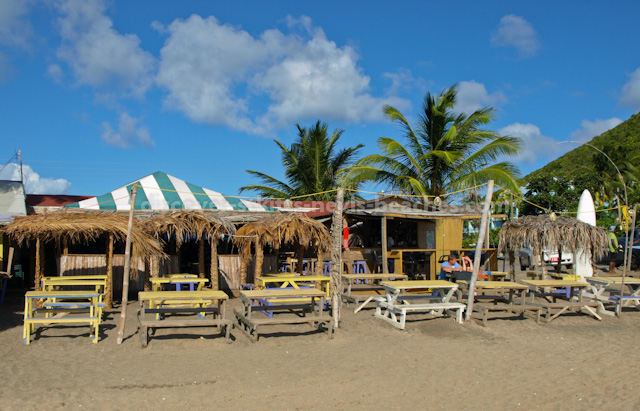 Mr X Shiggidy Shack Bar and Grill at South Frigate Bay Beach, St Kitts