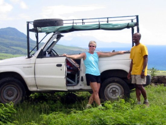 Royston Tours vehicle, St Kitts