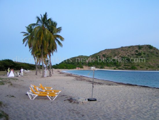 Destination wedding in St Kitts at Cockleshell Beach