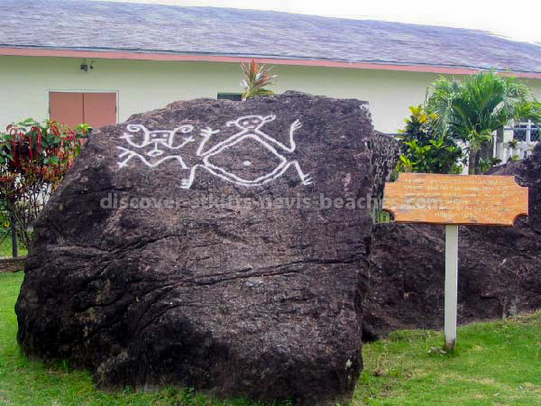 Carib Petroglyphs at Wingfield Road, Old Road, St Kitts
