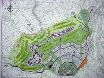 The Layout of Kittitian Heights at Belmont Estate in St. Kitts