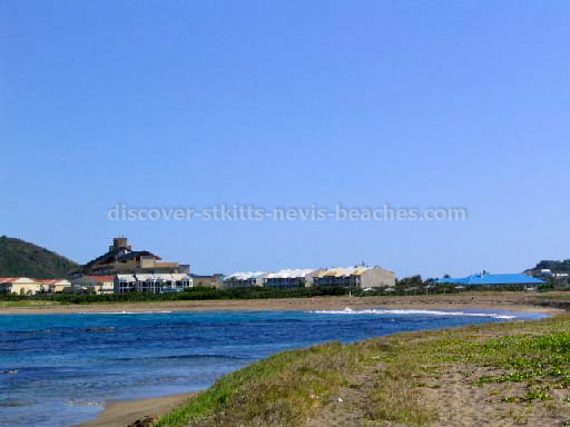 St Kitts beaches - North Frigate Bay with Angelus and Marriott Resorts in background