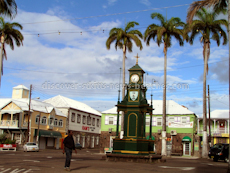 St Kitts heritage sites photos - The Berkley Memorial in the Circus in downtown Basseterre St Kitts