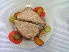 St Kitts Food Photo - sandwich from AVEC Sandwich and Cake Decorating Competition.