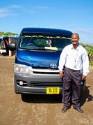 St Kitts tours and Island Safaris with Captain Sunshine Tours. St Kitts photo of Captain Sunshine Tour guide Devin.