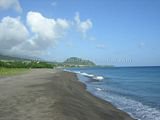 Eastern section of Beach at Belle Tete in Sandy Point, St Kitts