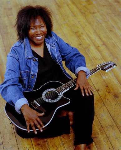 St. Kitts born Joan Armatrading, singer, songwriter and one of Britain's top female artistes.