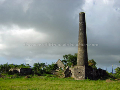 La Valle sugar estate ruins in Sandy Point, St. Kitts