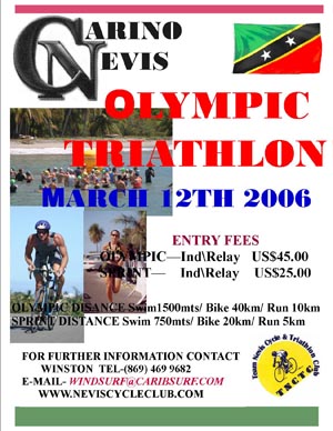 2006 Nevis Olympic Triathlon Flyer