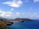 St Kitts Beaches - White House Bay in the distance