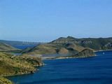 St Kitts beaches - White House Bay showing Little Salt Pond in the background.