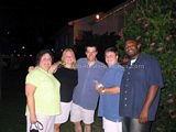 St Kitts and Nevis Travel Forum Members and Friends at Lodge Great house St. Kitts in August 2004