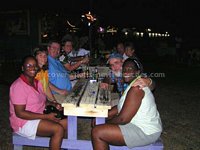 St Kitts and Nevis Travel Forum Members and Friends at Mr X Shiggidy Shack October 25, 2005