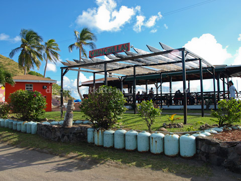 ChinChillas Mexican Restaurant on the strip at South Frigate Bay