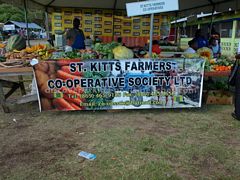 St Kitts Farmer's Cooperative Society stall at 2013 Agriculture Open Day